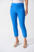 Joseph Ribkoff Millennium Stretch Cropped Pull On Pant in Coastal