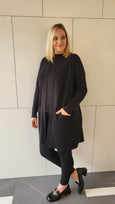 Liverpool Open Front Cardigan in Black