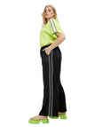 Mat Pull-On Pant with Athleisure Trim & Drawstring Waist