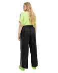 Mat Pull-On Pant with Athleisure Trim & Drawstring Waist