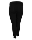 Liverpool Gia Glider Skinny Pull On Jean in Black Rinse