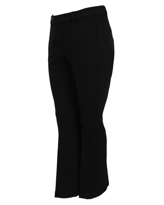 Liverpool Kelsey Ponte Flared Zip Front Pant in Black