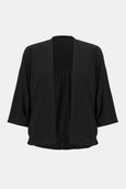 Joseph Ribkoff Silky Knit Cover up with Dolman Sleeve in Black