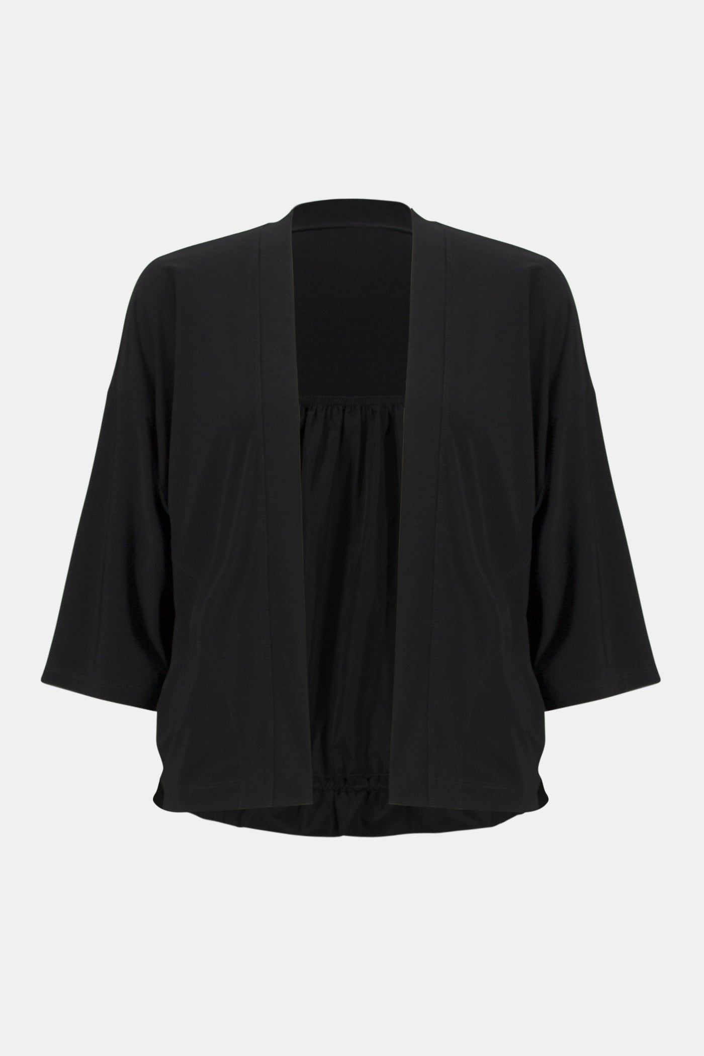 Joseph Ribkoff Silky Knit Cover up with Dolman Sleeve in Black