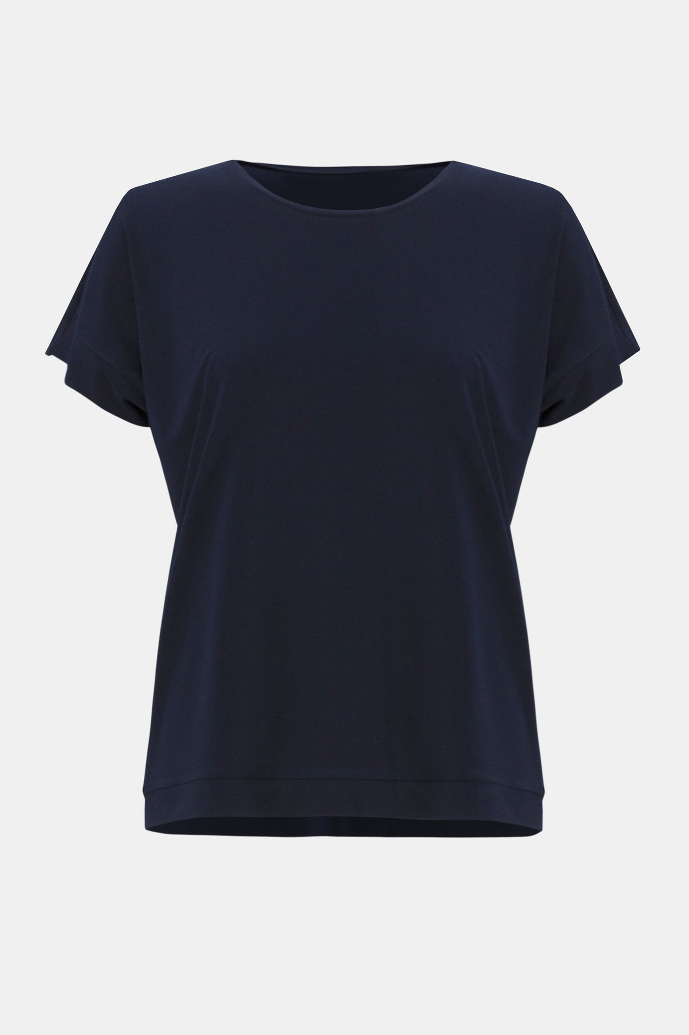 Joseph Ribkoff Jersey Banded Hem Tee in Midnight