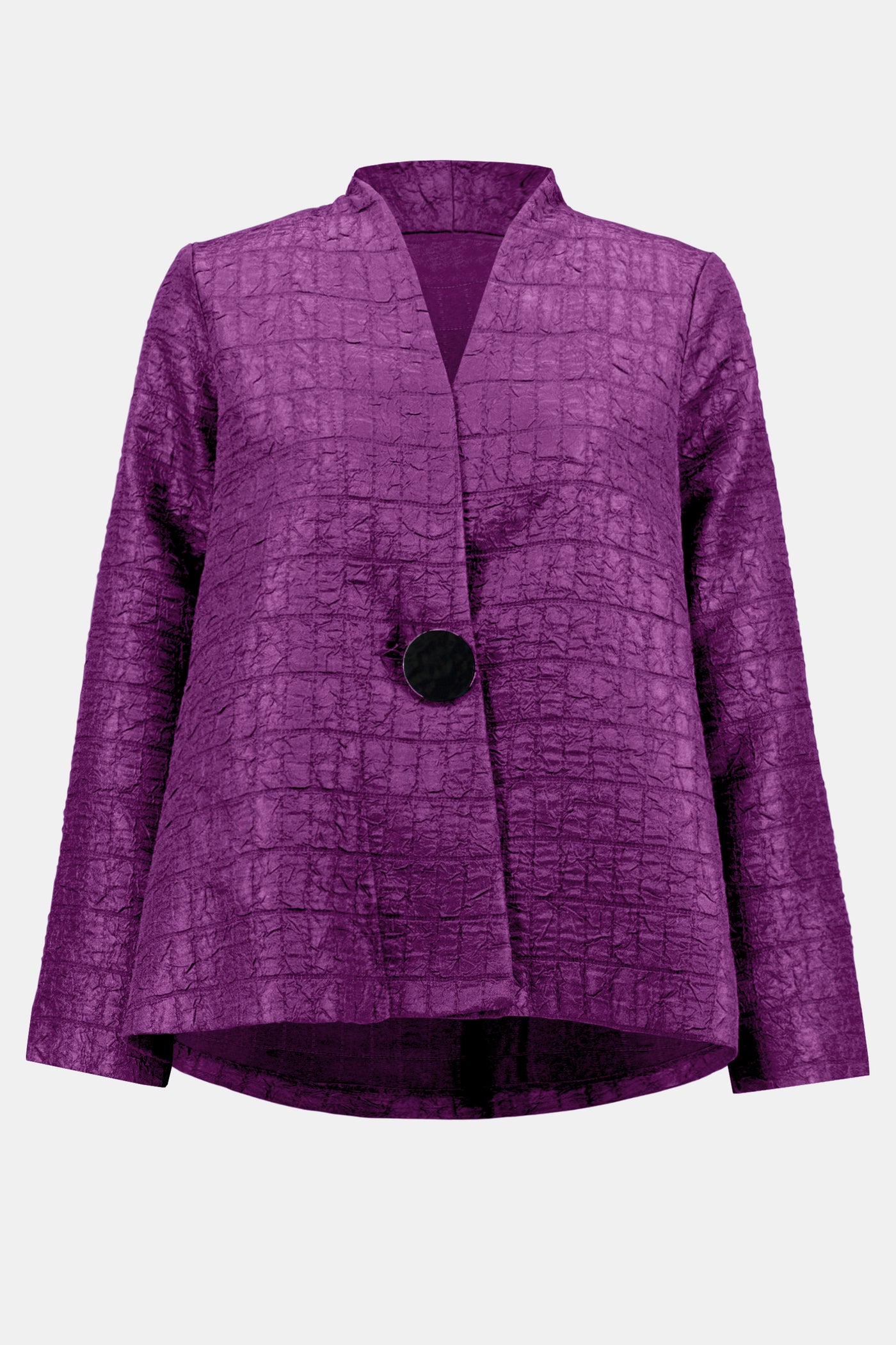 Joseph Ribkoff Textured Trapeze Jacket in Empress