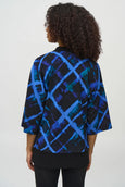 Joseph Ribkoff Silky Knit Abstract Print Boxy Top