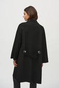 Joseph Ribkoff Scuba Jersey Shawl Collar Coat