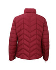 Junge Daisy Light Puffer with Stand Collar in Cranberry