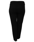 Joseph Ribkoff Scuba Crepe Straight Leg Pull On Pant in Black