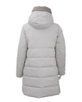 Junge Kris Hooded Quilted Puffer in Lt. Sand