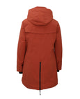 Junge Klaudia A-line Waterproof All-weather Jacket in Orange