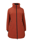 Junge Klaudia A-line Waterproof All-weather Jacket in Orange