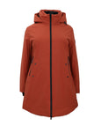 Junge Klaudia A-line Waterproof All-weather Jacket in Orange