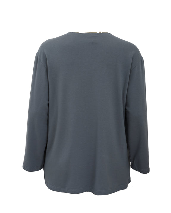 Bryn Walker Bamboo French Terry Sunday Top in Ventana