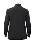 Verpass Long Sleeve Mock Neck Pullover in Grey