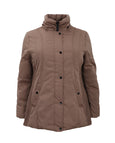 Frandsen Technical Down Shaped Quilted Coat in Pine Bark