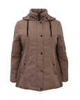 Frandsen Technical Down Shaped Quilted Coat in Pine Bark