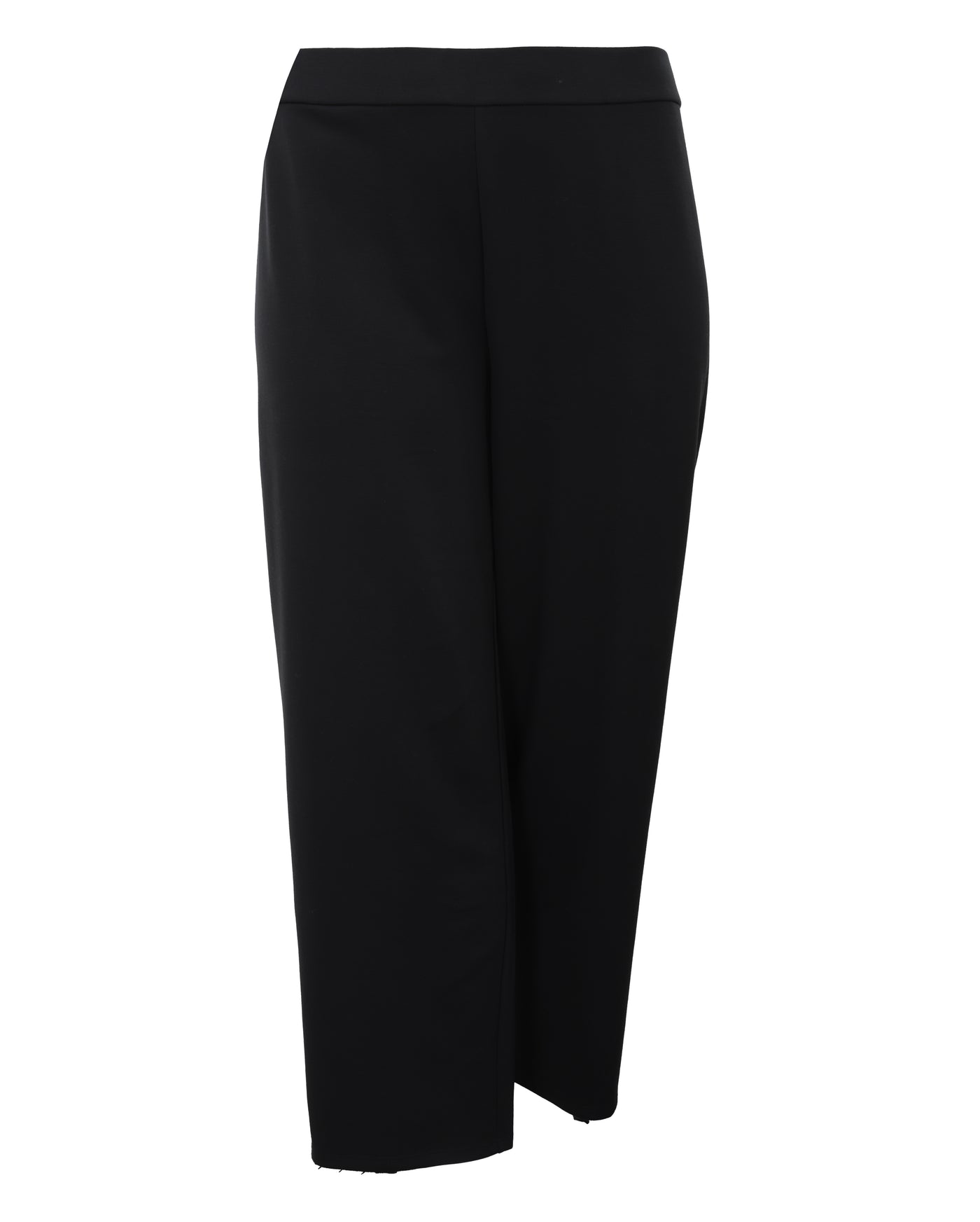 Eileen Fisher Melange Flex Ponte Straight Leg Ankle Pant in Charcoal