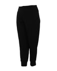 Sympli Fleece Motion Jogger with stretch waist in Black