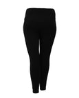 Eileen Fisher High Waisted ankle Stretch Jersey Legging in Black