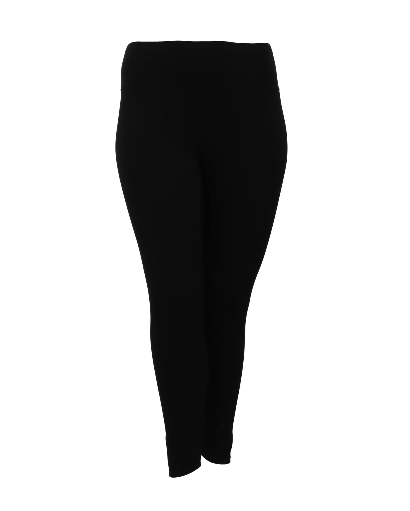 Eileen Fisher High Waisted ankle Stretch Jersey Legging in Black