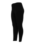 Eileen Fisher High Waisted ankle Stretch Jersey Legging in Black