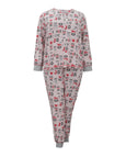 PJ Salvage Peace and Joy Print Ski Jammie Set