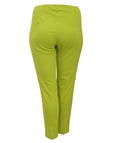 Verpass Pull-On Stretch Slim Leg Pant with Pockets in Lime