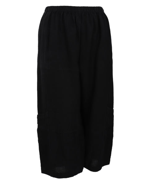 Bryn Walker Light Linen Casbah Pant in Black