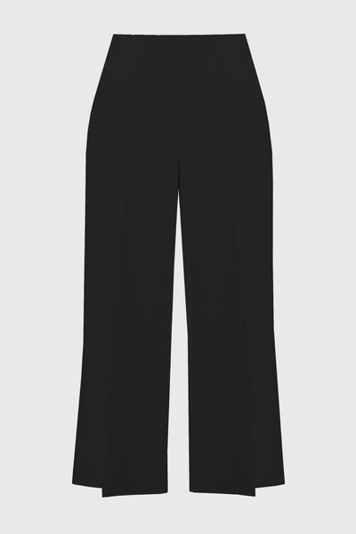 Joseph Ribkoff Lux Twill Pull On Culotte Pant in Black