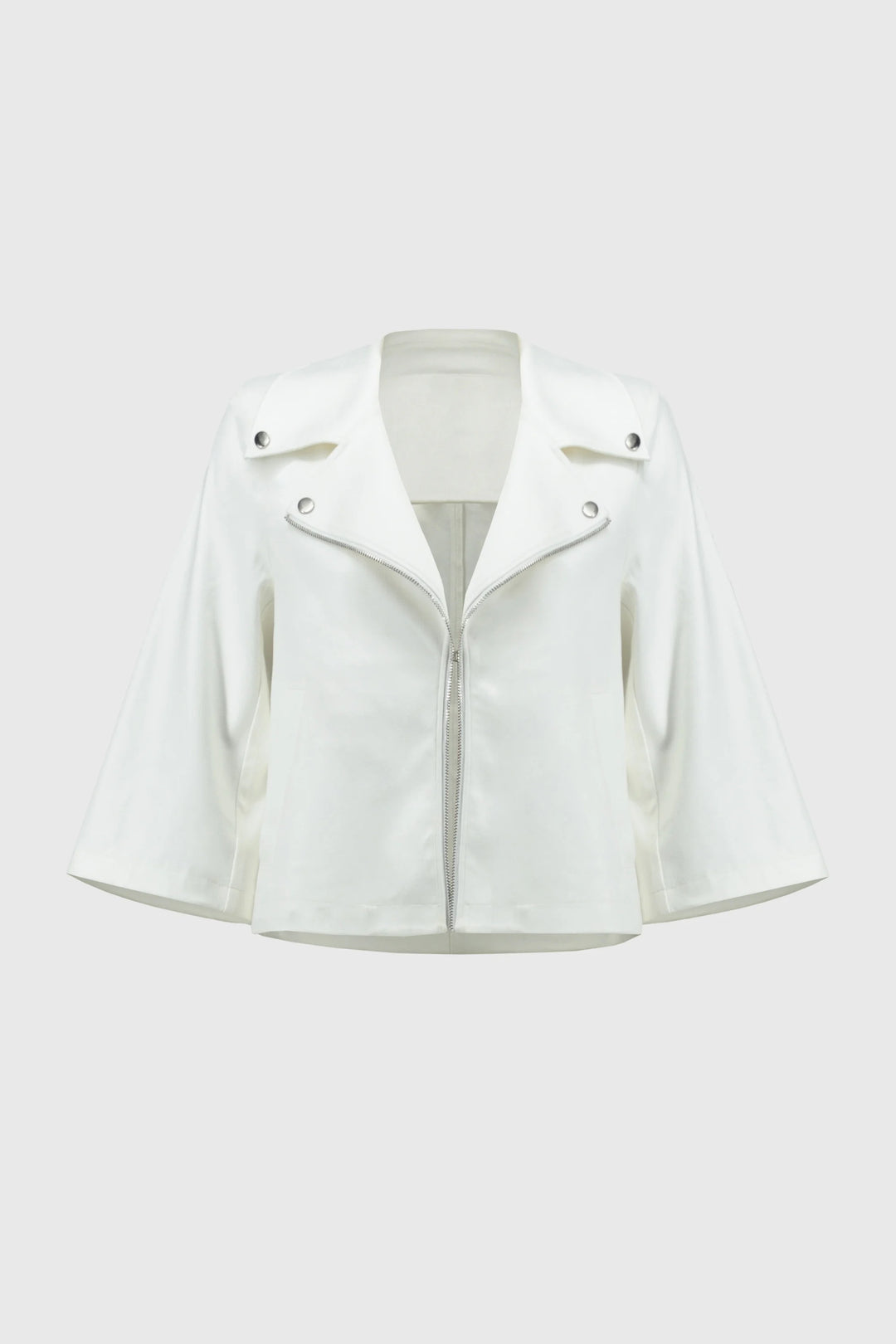 Joseph Ribkoff Foil Faux Suede Jacket in Vanilla