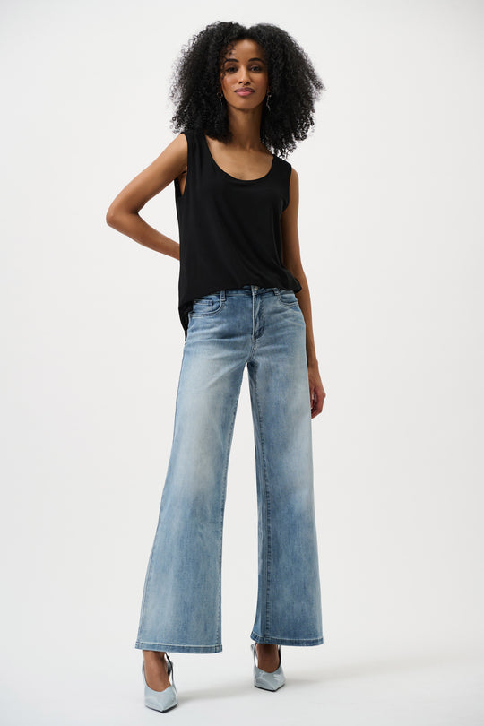 Joseph Ribkoff Silky Knit Scoopneck Cami in Black