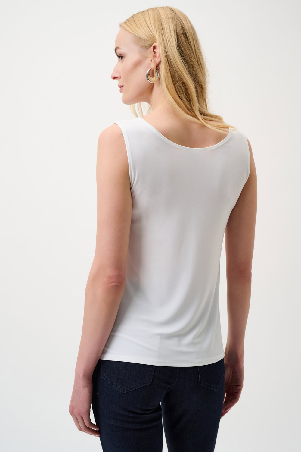 Joseph Ribkoff Silky knit Scoop neck Camisole in Vanilla