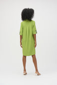 Joseph Ribkoff Eggshell Shirt Dress in Greenery