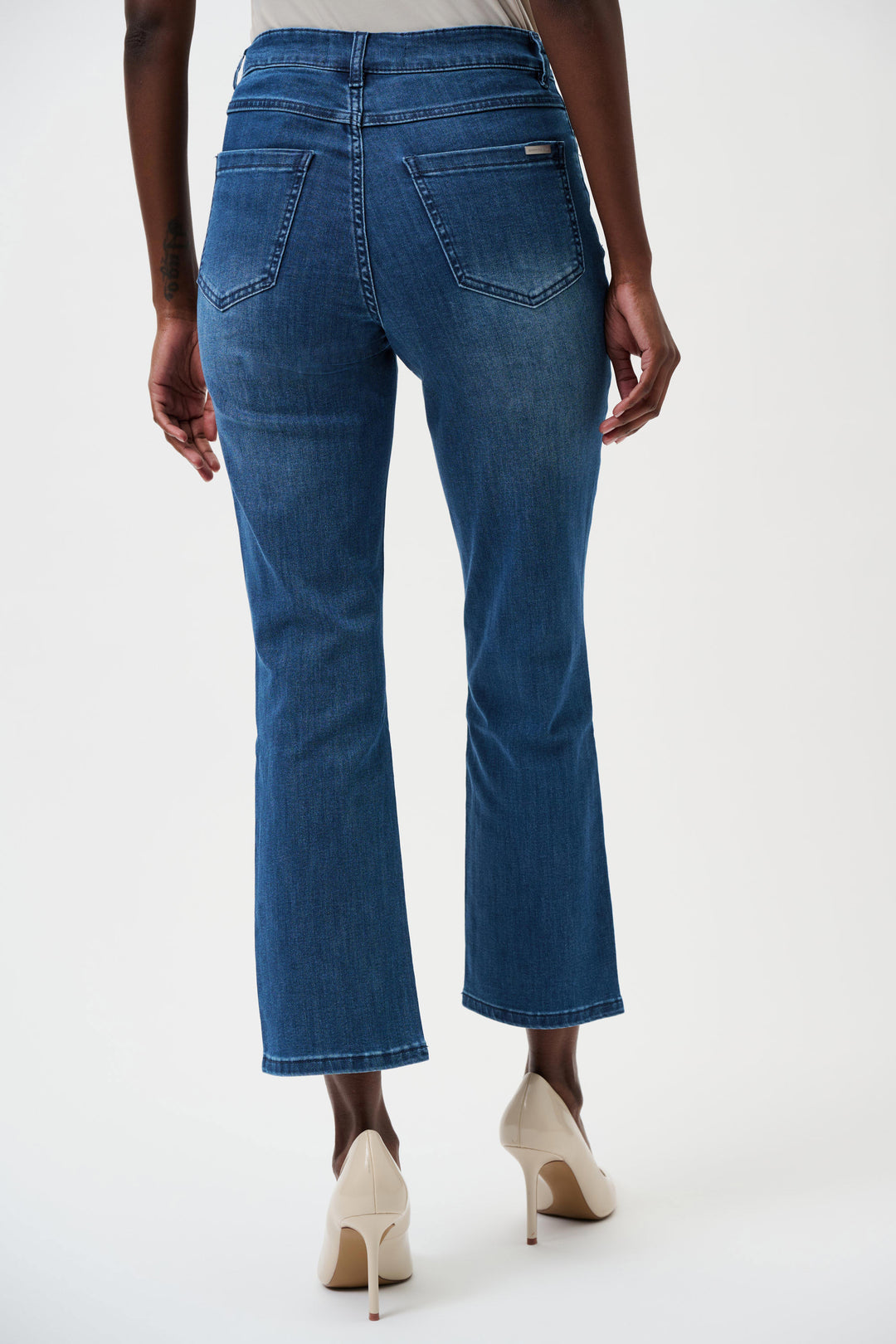Joseph Ribkoff Classic Straight Fit Stretch Jeans In Denim Medium Blue
