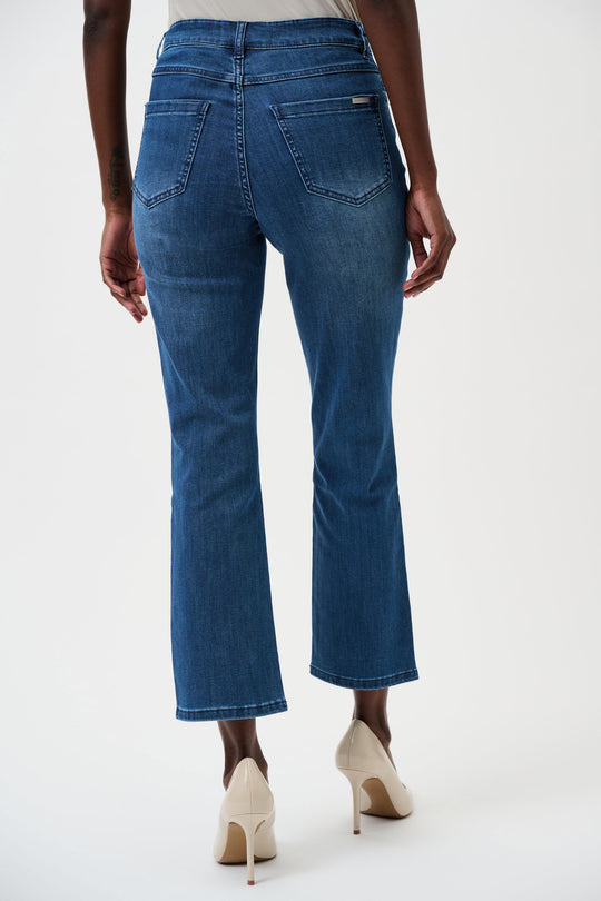 Joseph Ribkoff Classic Straight Fit Stretch Jeans In Denim Medium Blue
