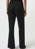 back view of plus size Joseph Ribkoff Scuba Flared Pant in Black