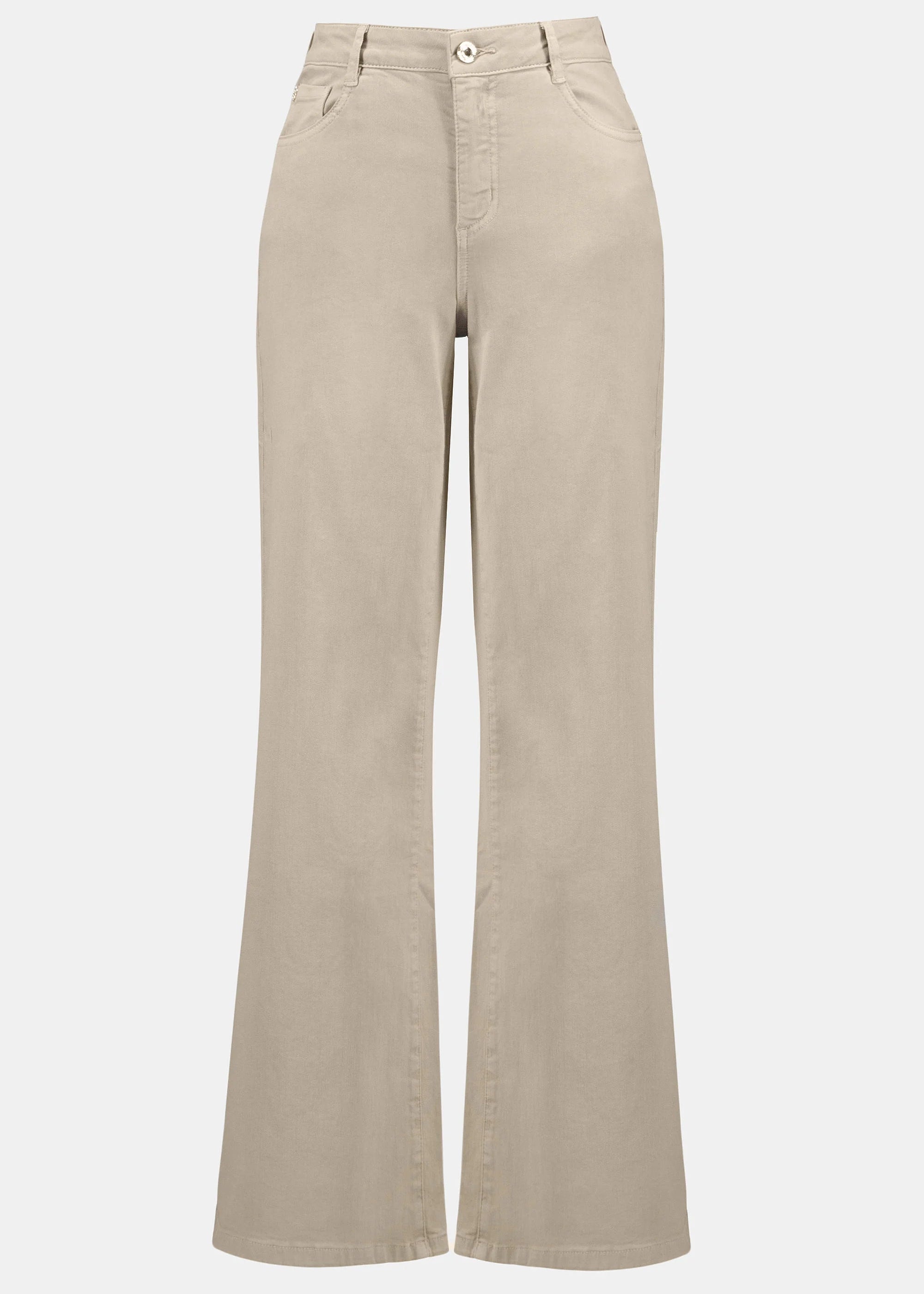 Beige pants on a white background