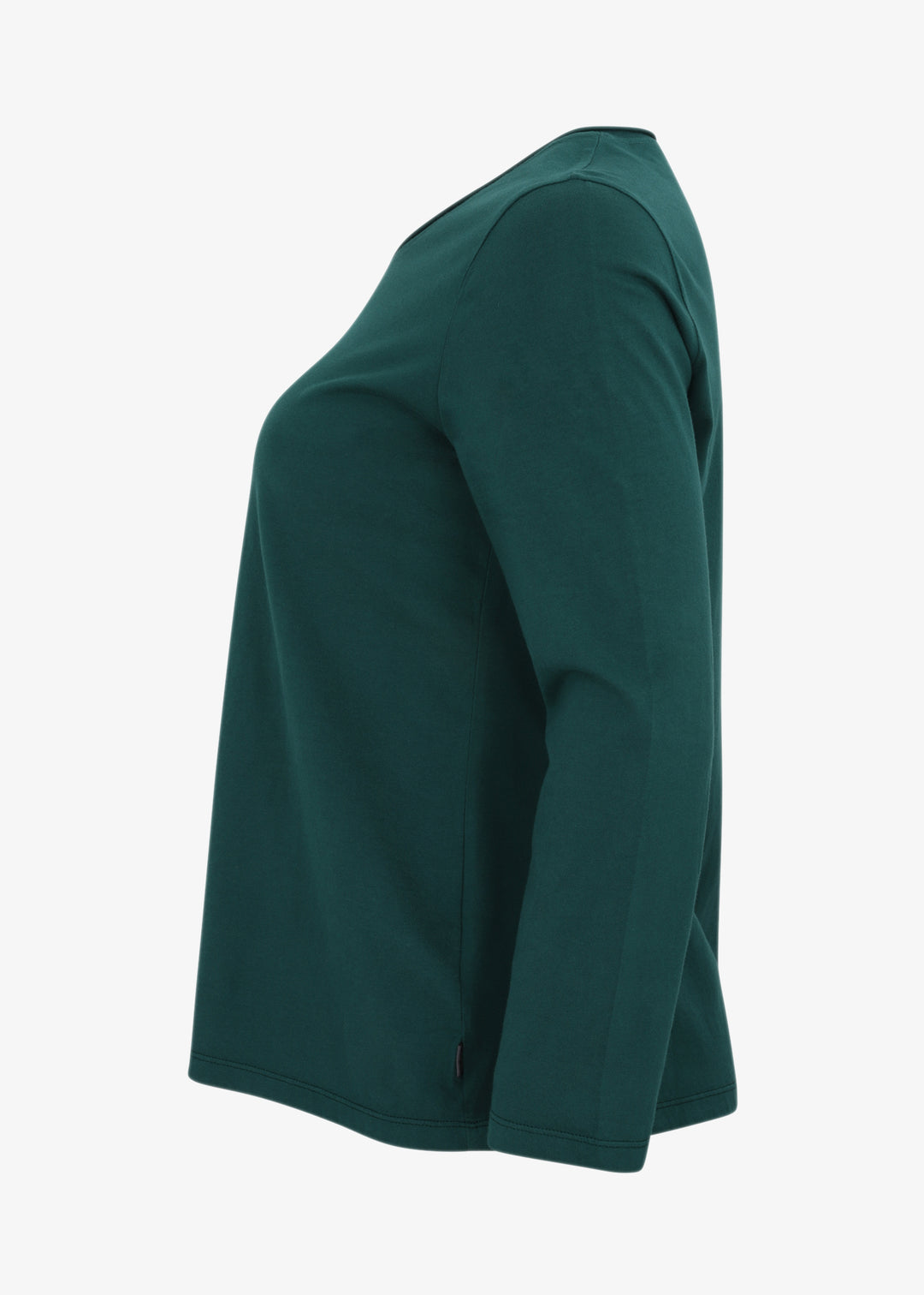 Oska Classic Long Sleeve Scoopneck Tee in Bottle