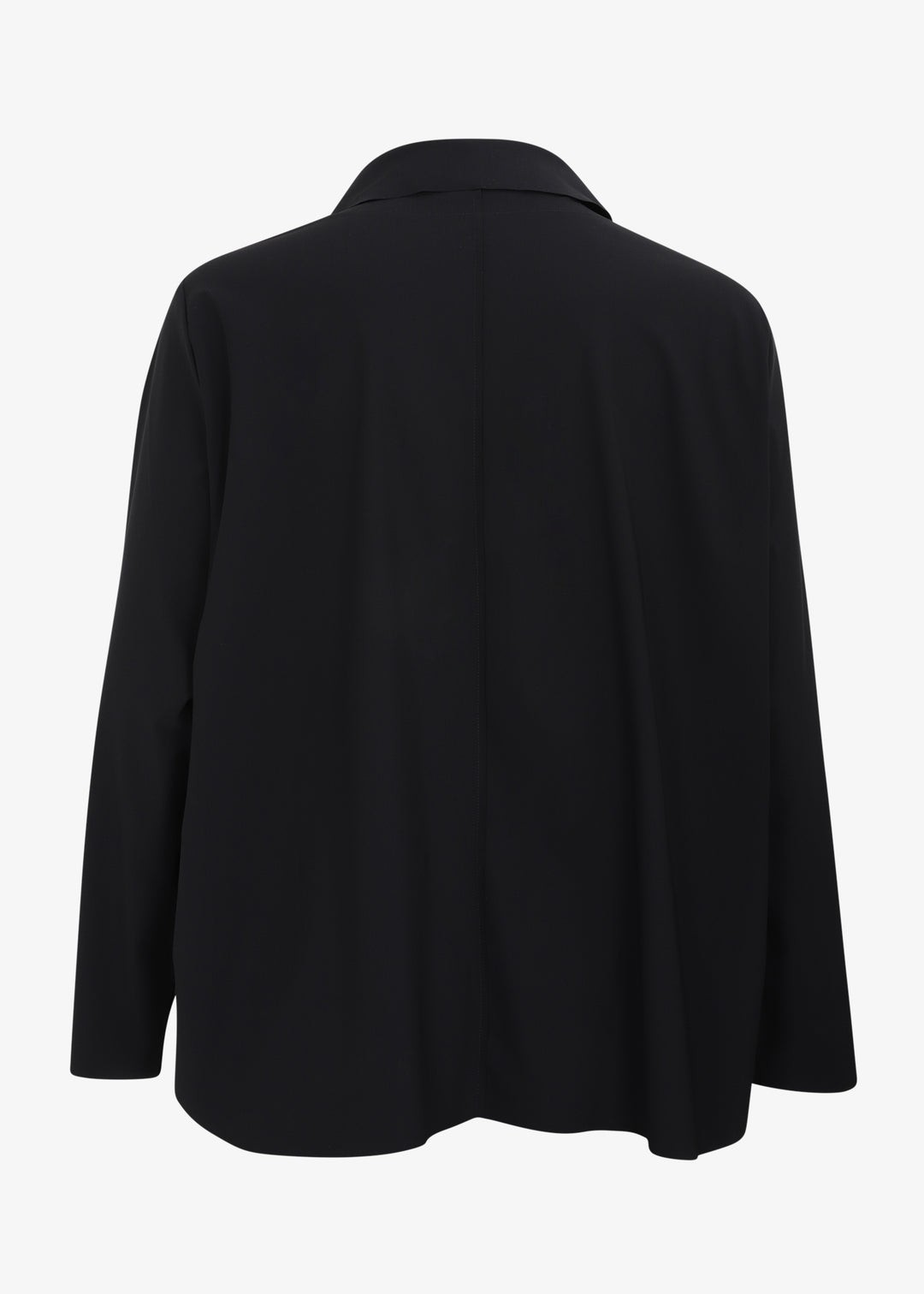 Oska High Stretch Micro Jersey Travel wear Jacket in Black