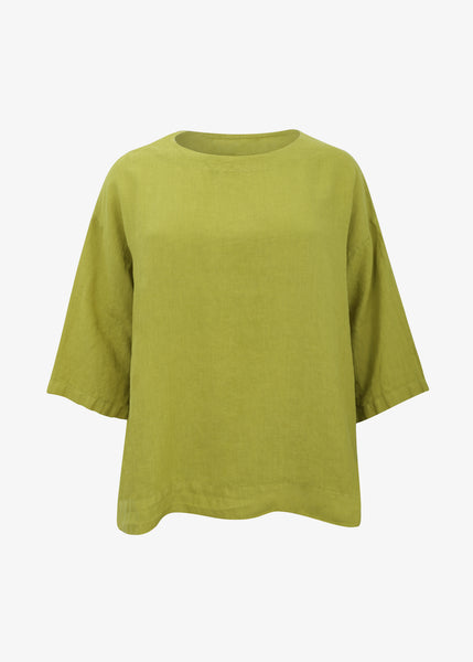 Bryn Walker Light Linen Resort Top in Pera