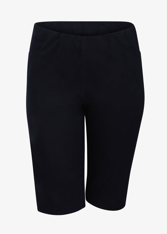 Verpass Stretch Pull On Bermuda Short in Marine Navy