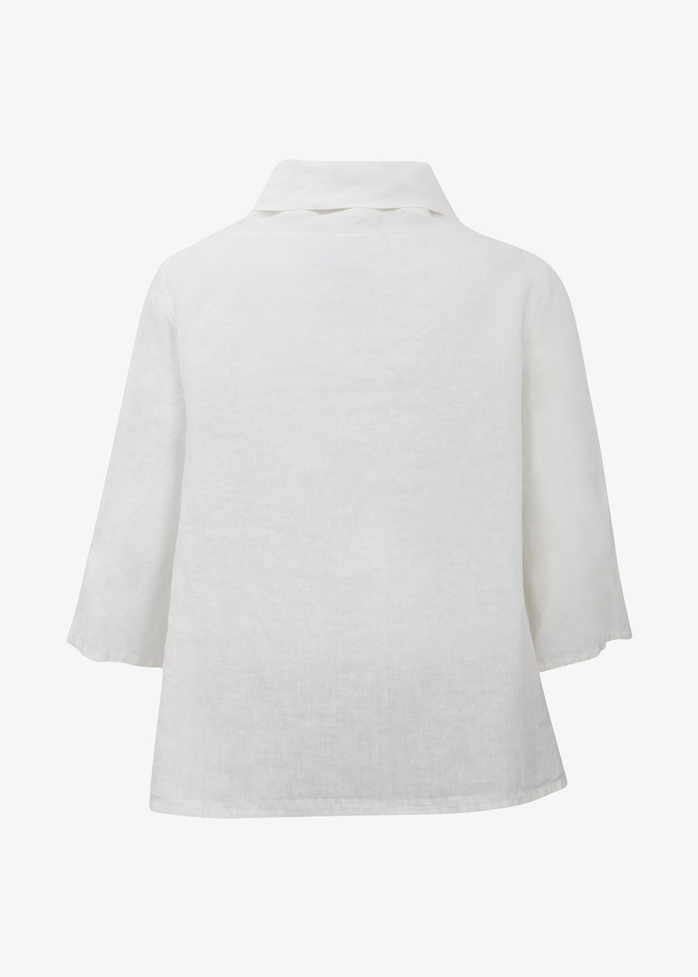 Bryn Walker Light Linen Etta Cowl-neck 3/4 Sleeve Top in Cream