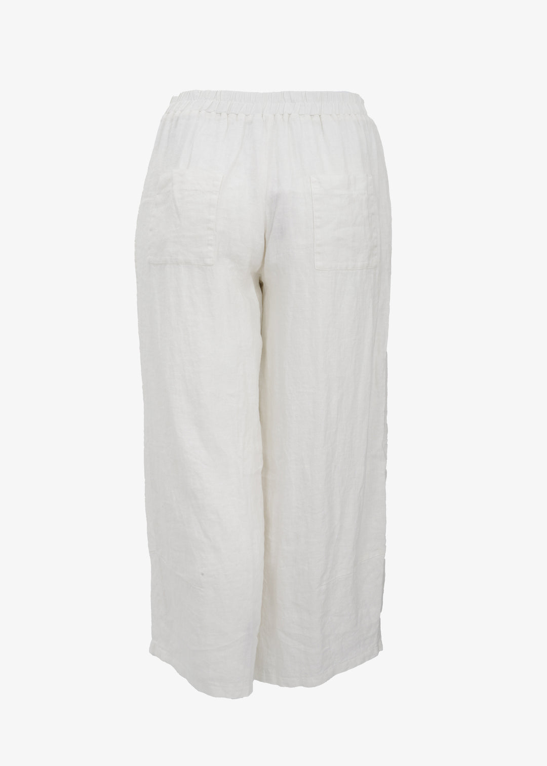 Luukaa Linen Pull on Pant in Ecru