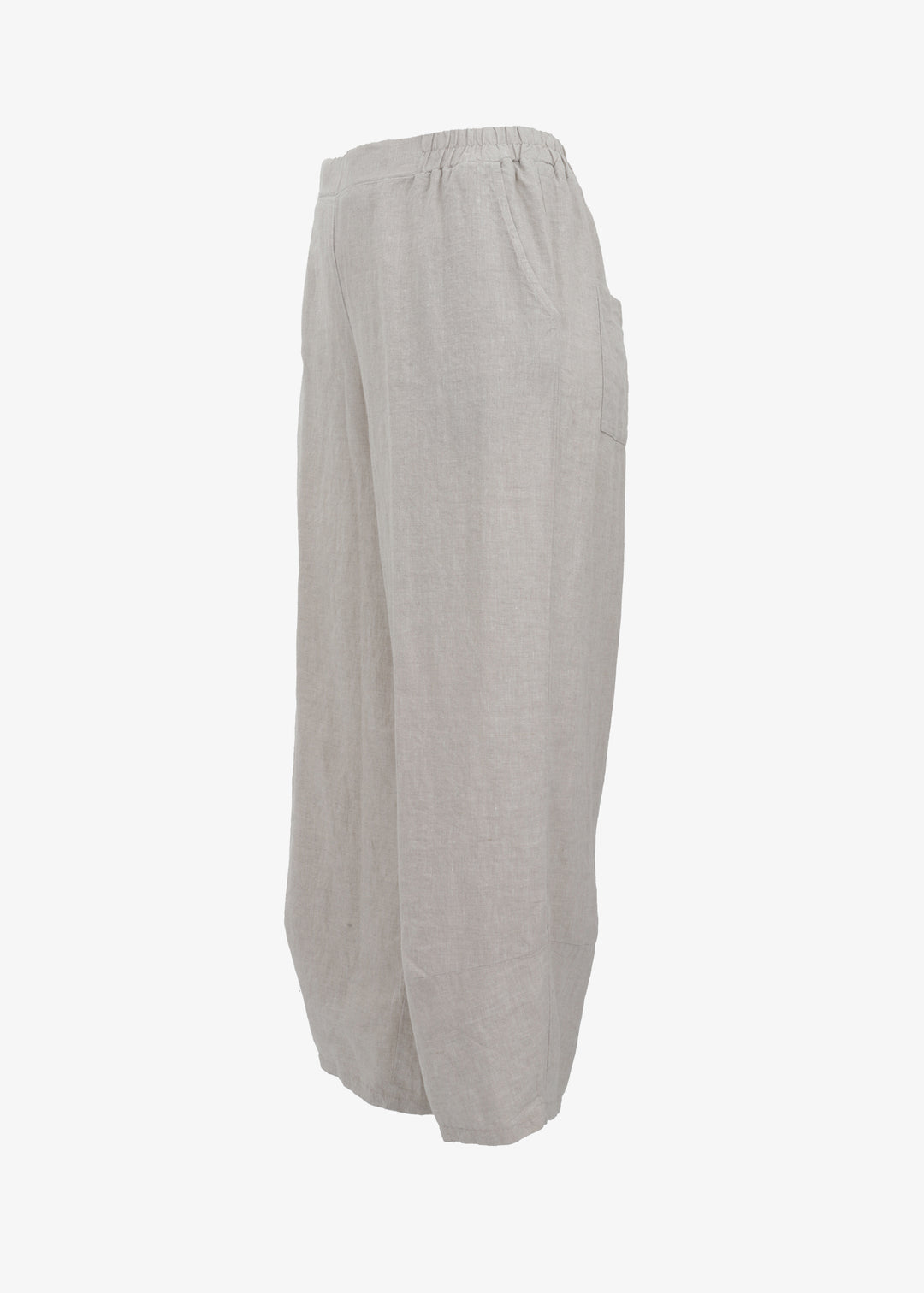 Luukaa Pull on Linen Wide Leg Pant in Nature