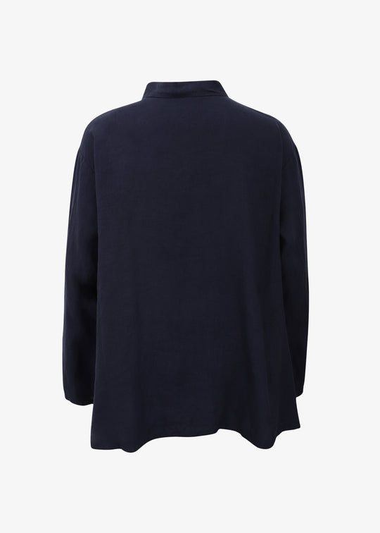 Bryn Walker Light Linen Miriam Shirt in Starlight