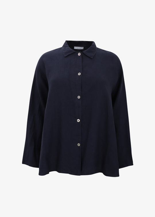 Bryn Walker Light Linen Miriam Shirt in Starlight