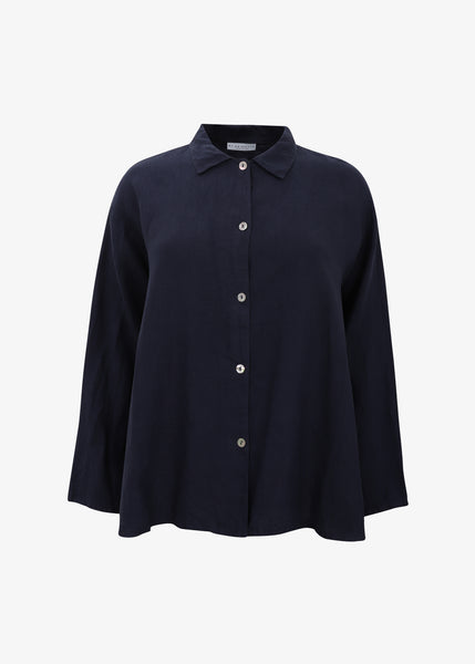 Bryn Walker Light Linen Miriam Shirt in Starlight