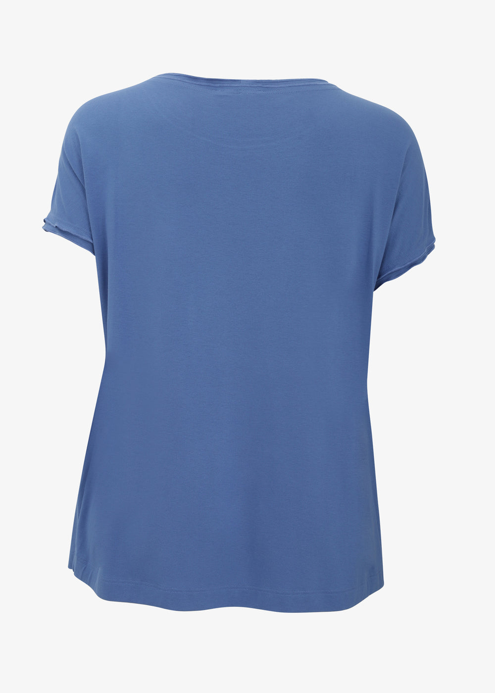 Verpass Short Sleeve Viscose Jersey T-shirt in Indigo